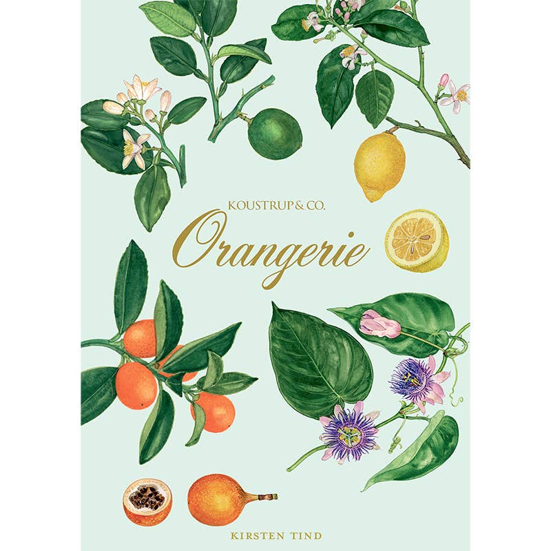 Carpeta de tarjetas Orangerie - 8 tarjetas con sobres (alemán)