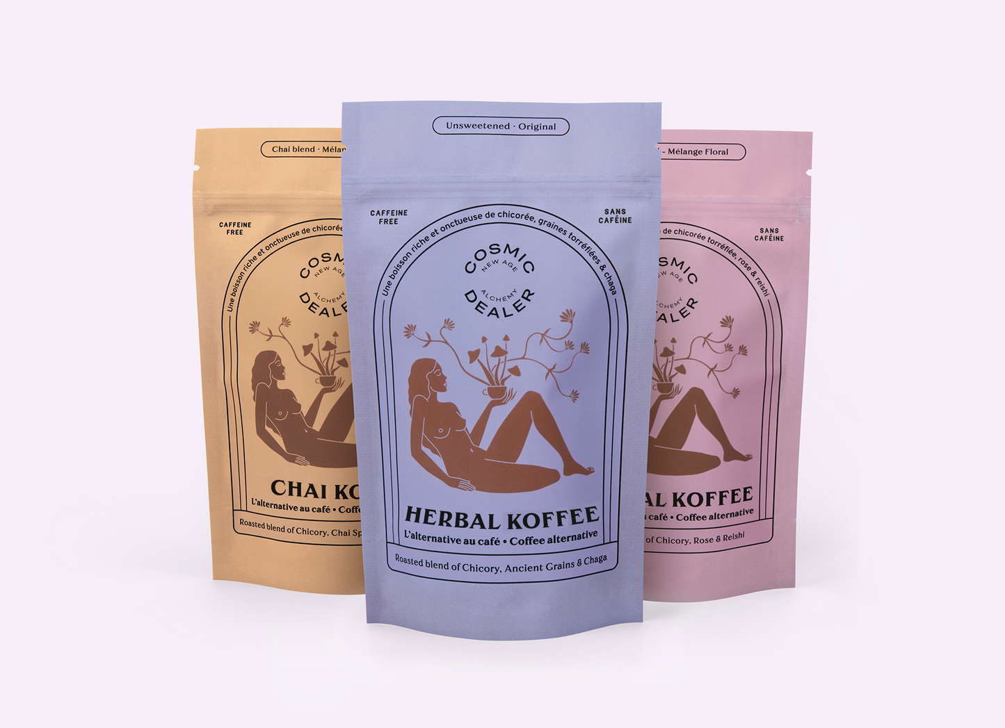 Café a base de hierbas: sin azúcar + Maitaké