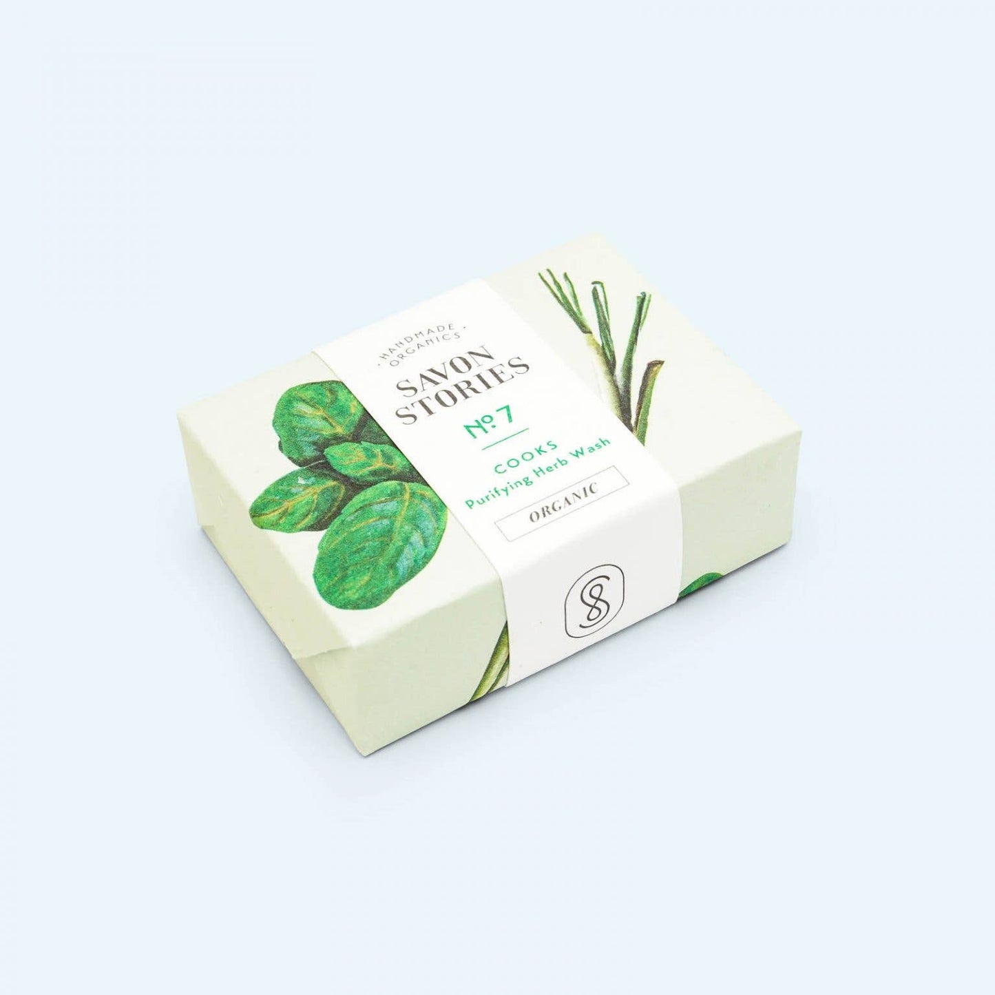 N°7 Jabón Desodorizante de Albahaca Orgánica y Natural Purifying