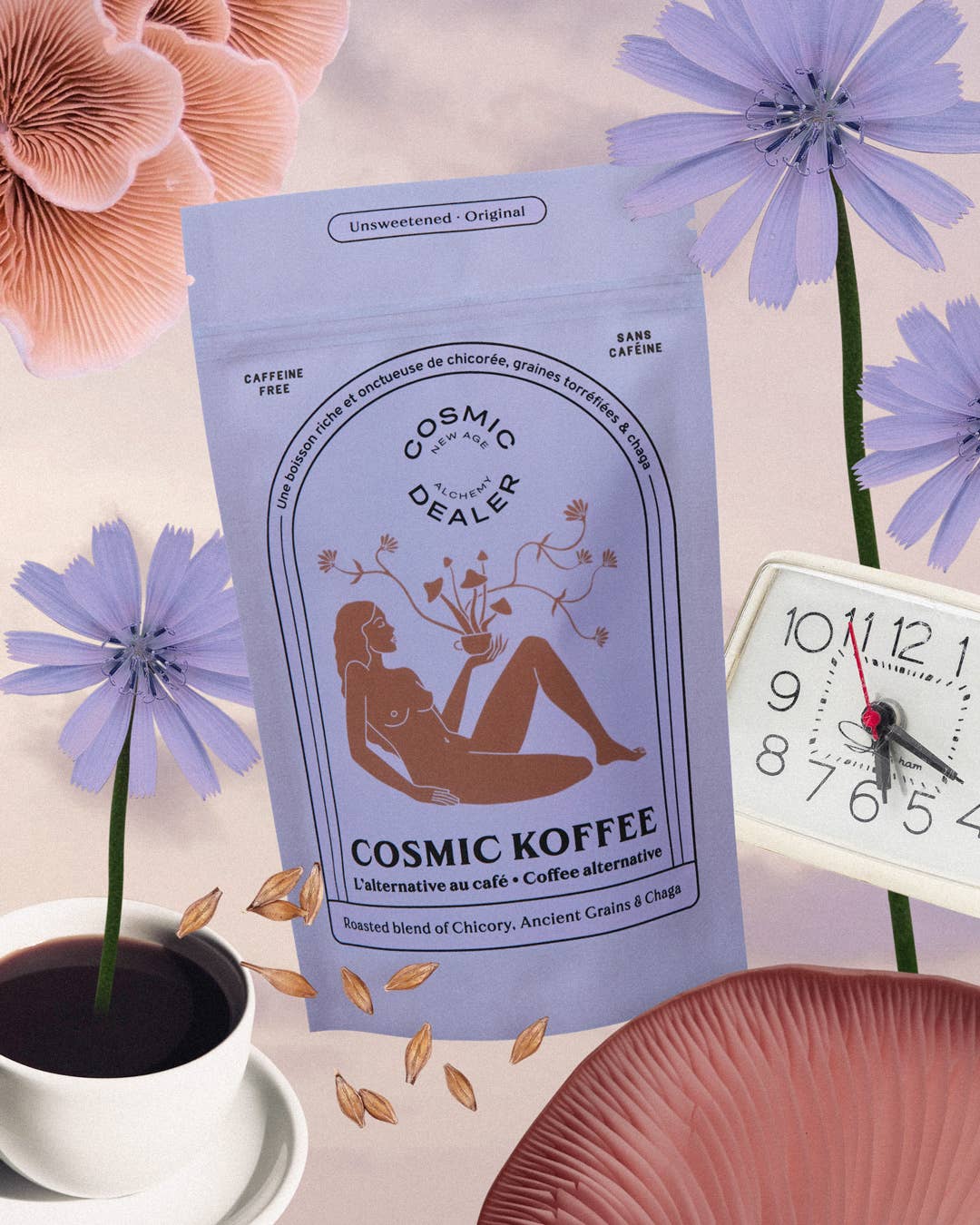 Café a base de hierbas: sin azúcar + Maitaké