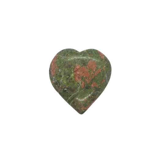 Corazón jaspe unakita
