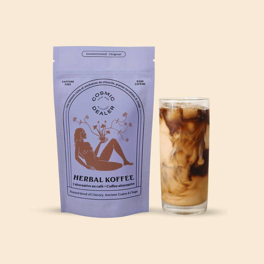 Café a base de hierbas: sin azúcar + Maitaké