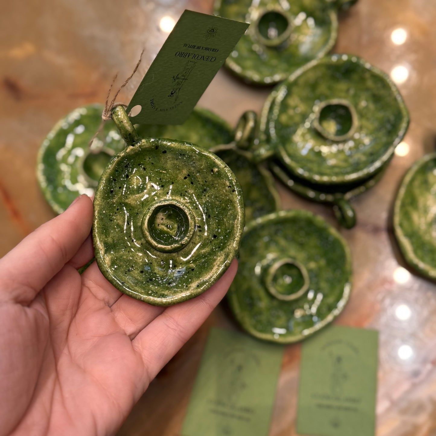Cuencolabro verde: Musgo de bosque mediterráneo