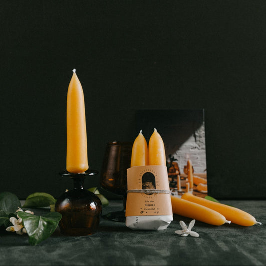 NEROLI  Corta y Gorda 40gr  (Vela ritual Naranja: Creatividad)