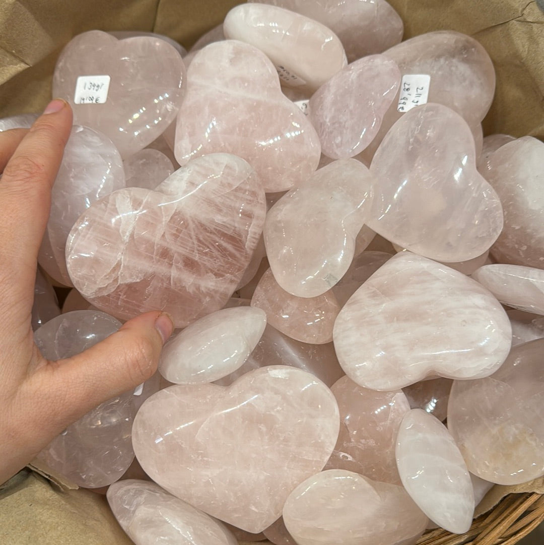 Corazón cuarzo rosa