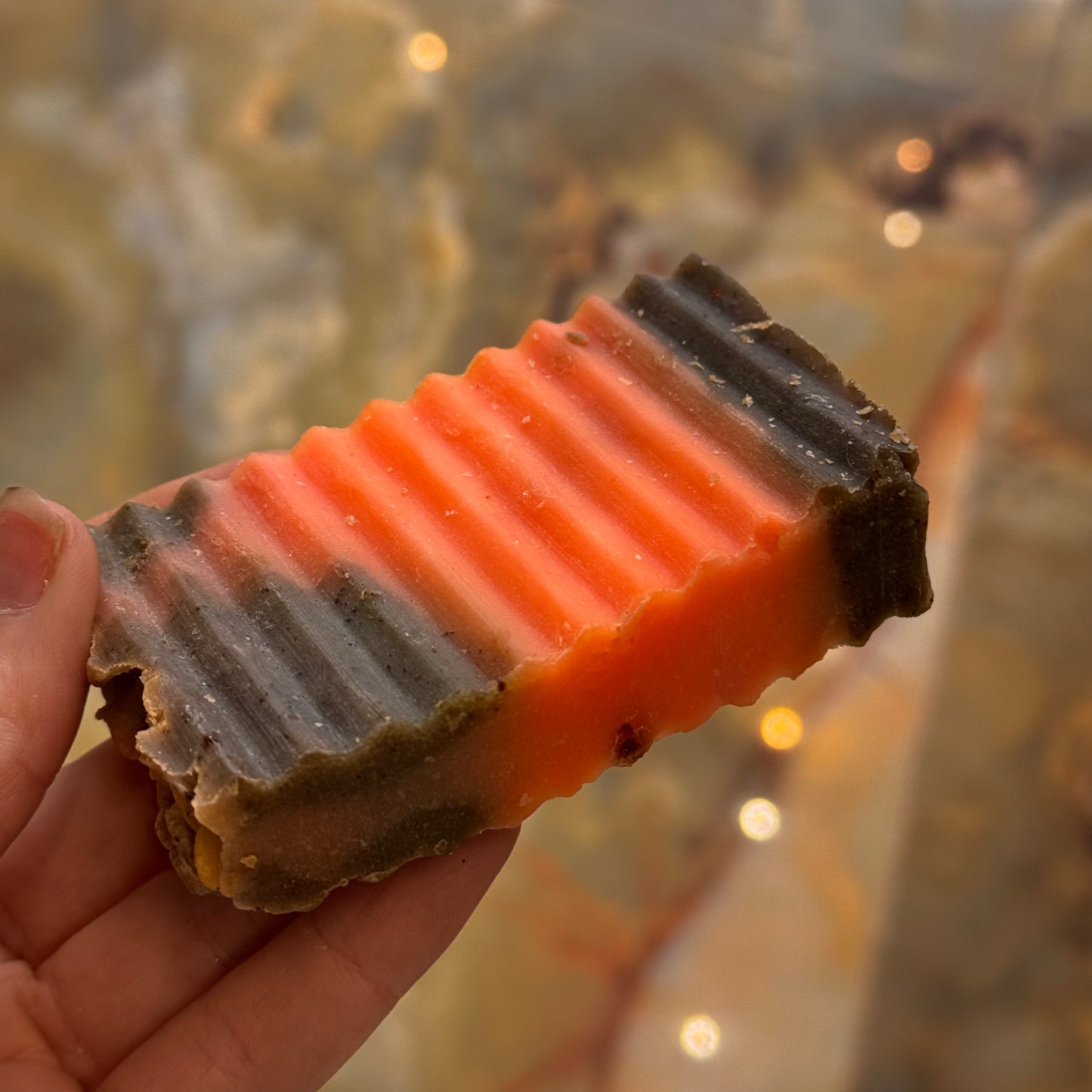 Jabón artesano canela y naranja (Exfoliate)