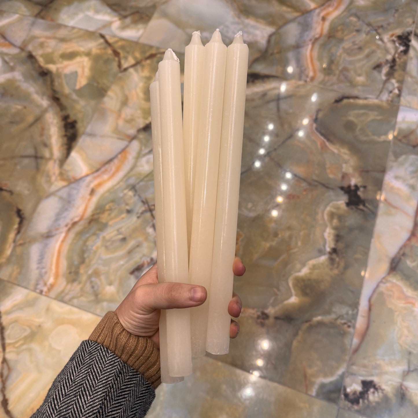 Vela Bujía alta blanca Cerería Mollá