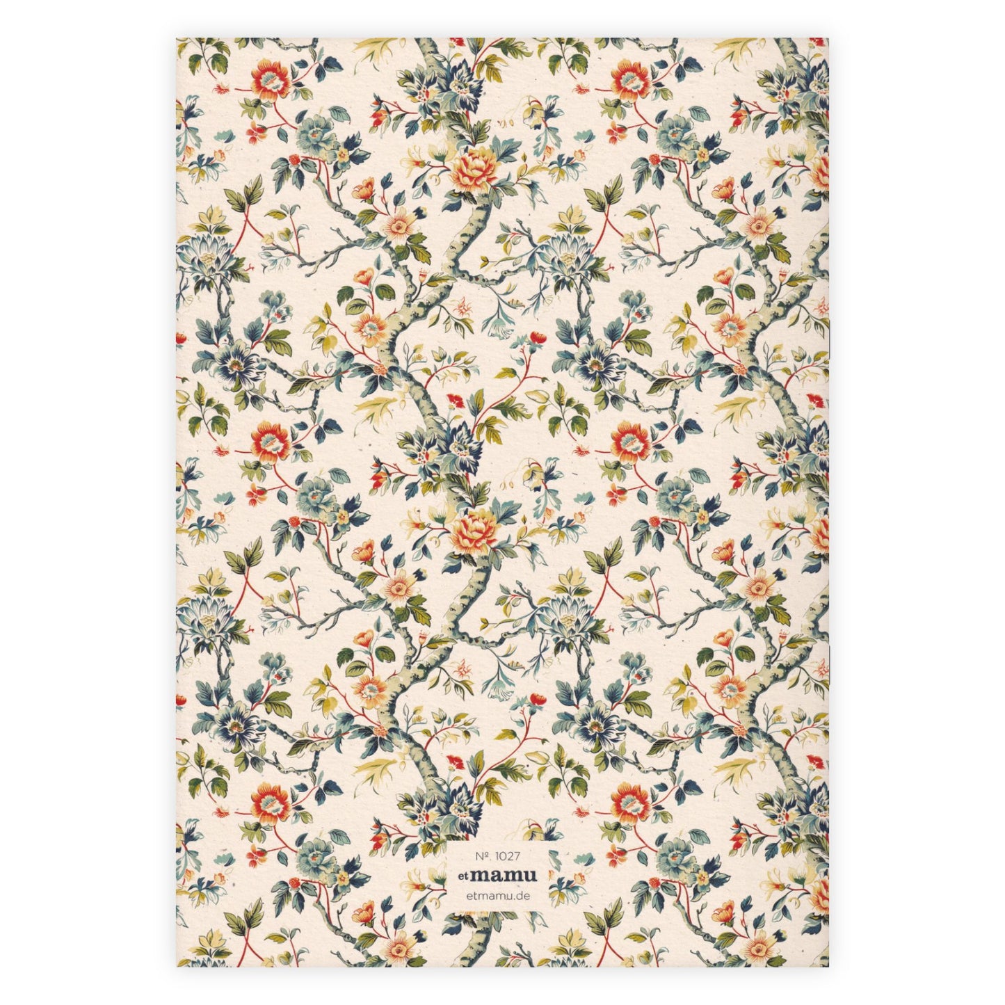 Libreta A4 con Diseño de Estilo Chinoiserie