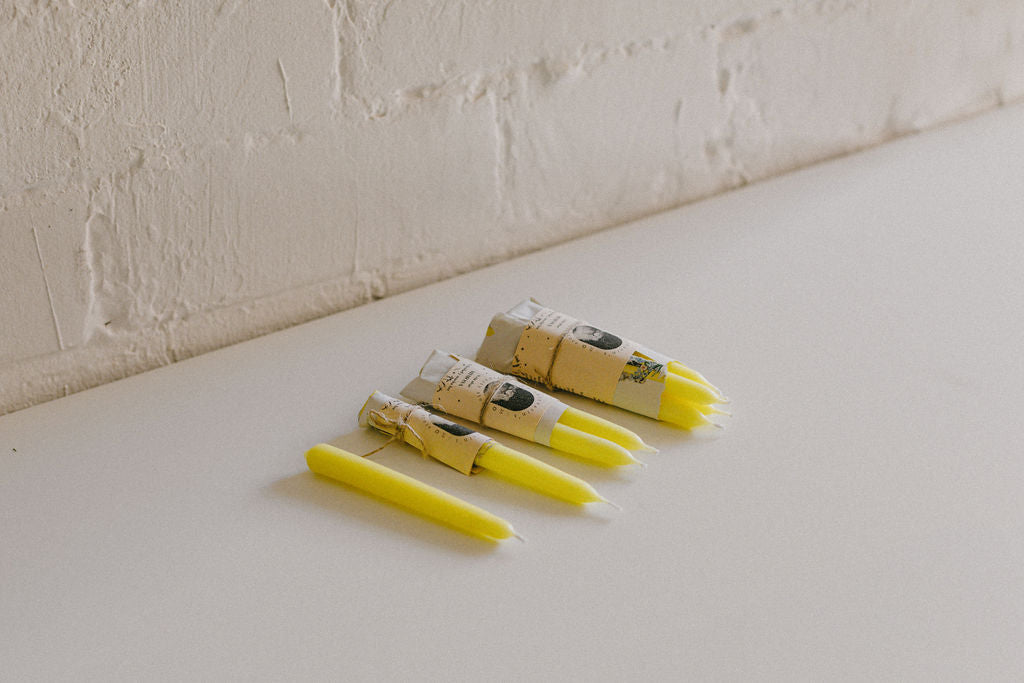 MIMOSA Corta y mediana 15gr (Vela ritual amarilla: Felicidad y alegría)