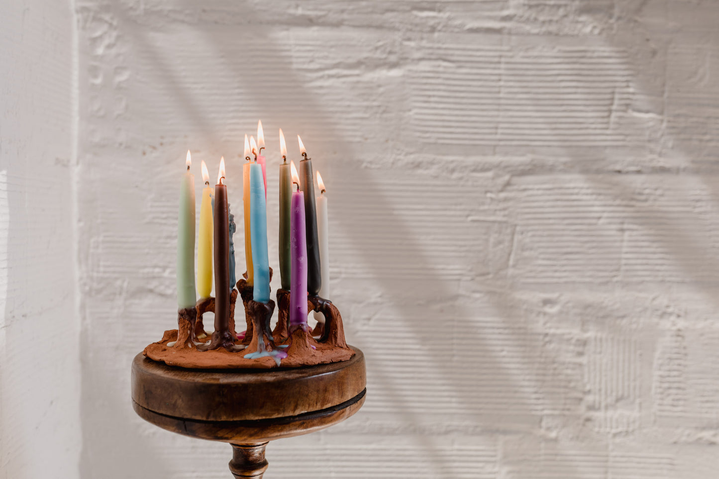 Pack 12 velas de altar para rituales 15gr x 13cm
