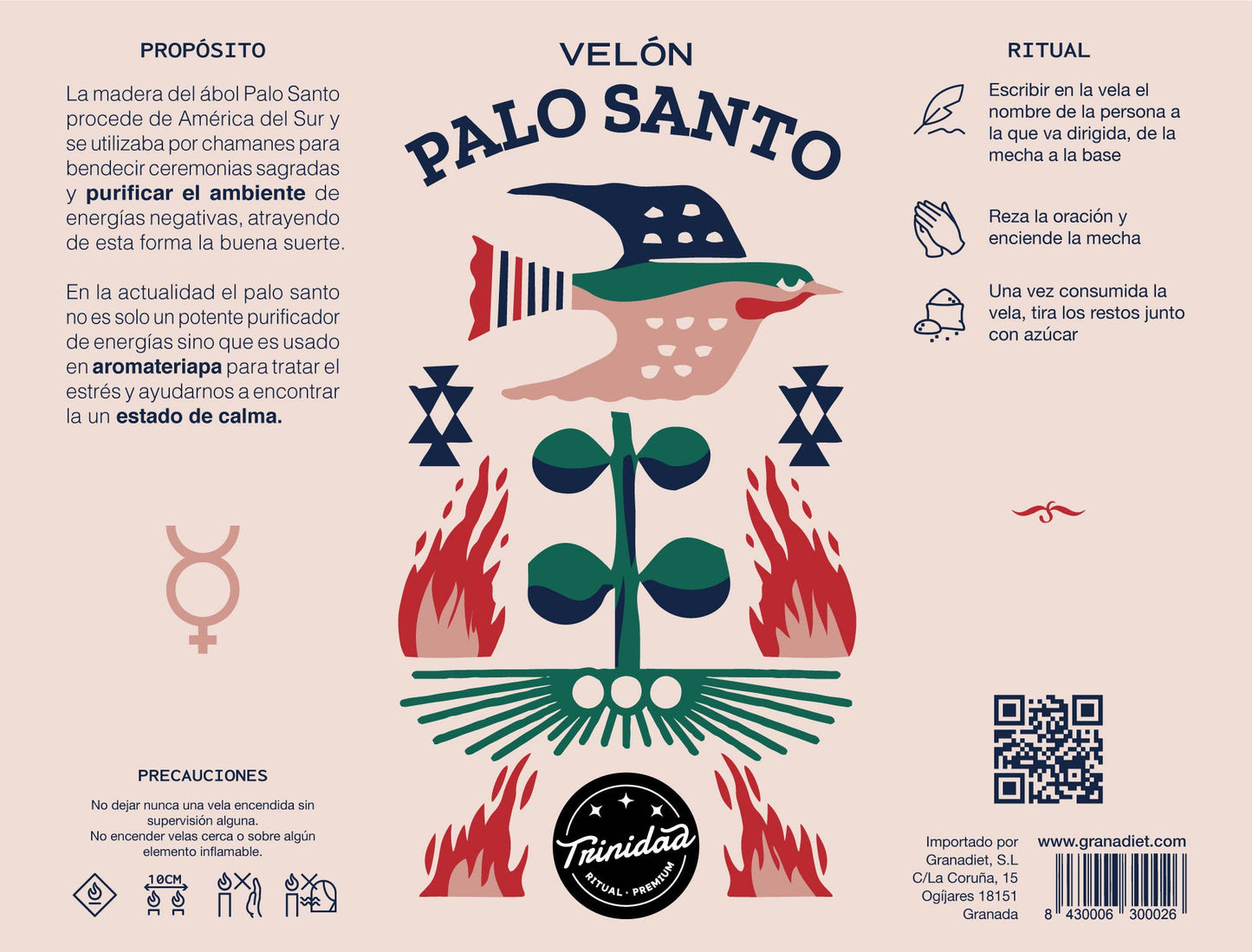 Velón Palo Santo