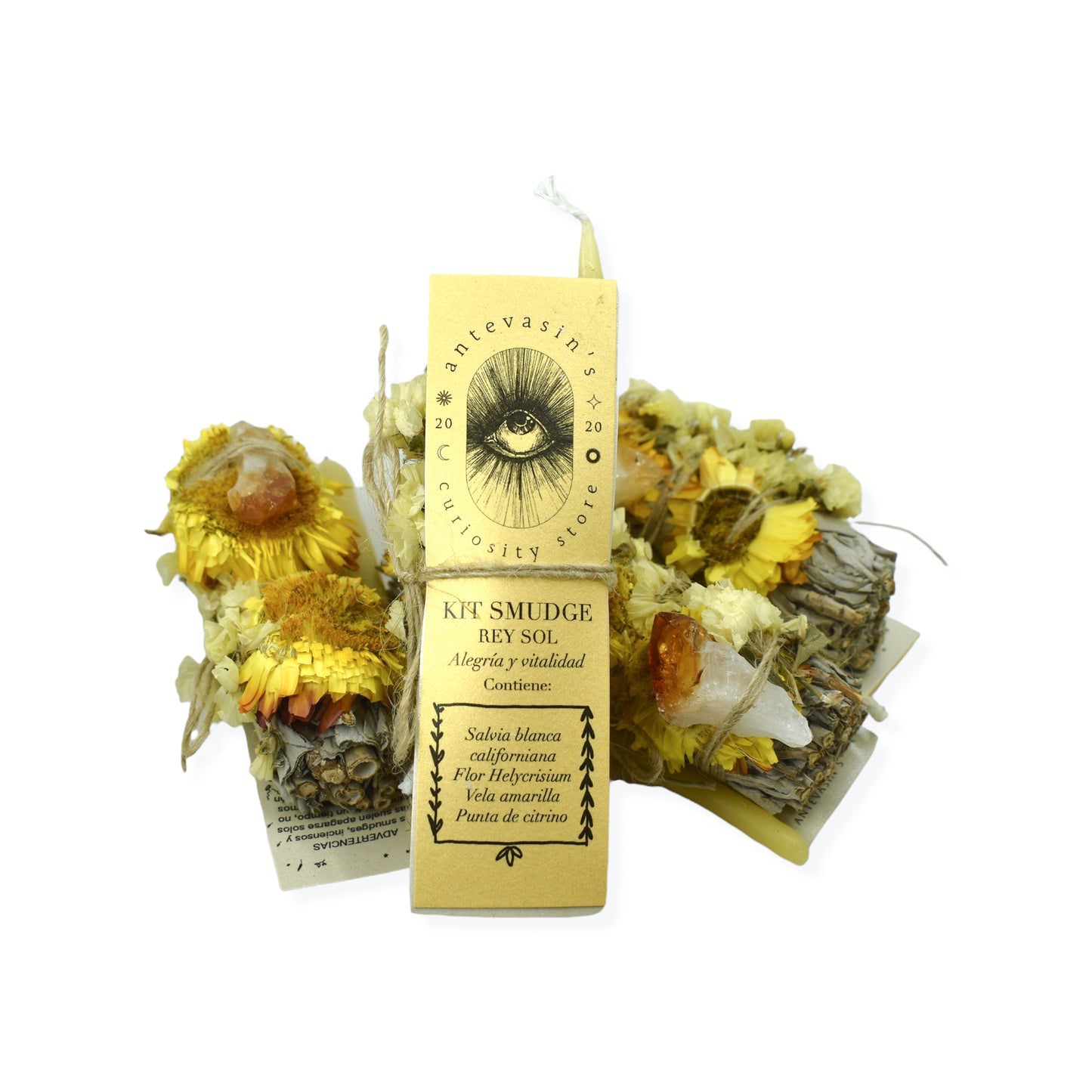 Kit smudge Rey Sol -ALEGRÍA Y VITALIDAD-