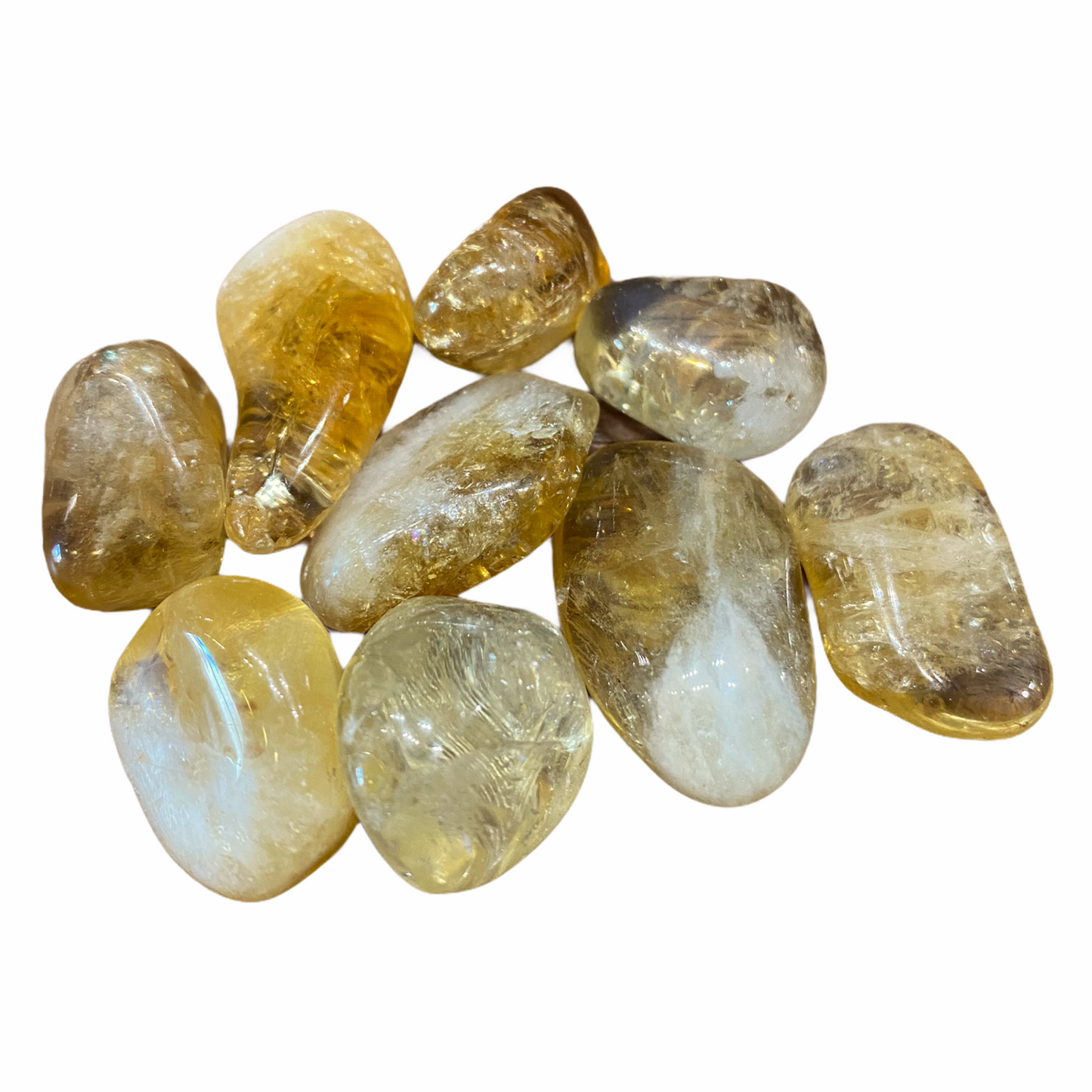 Rodado cuarzo citrino