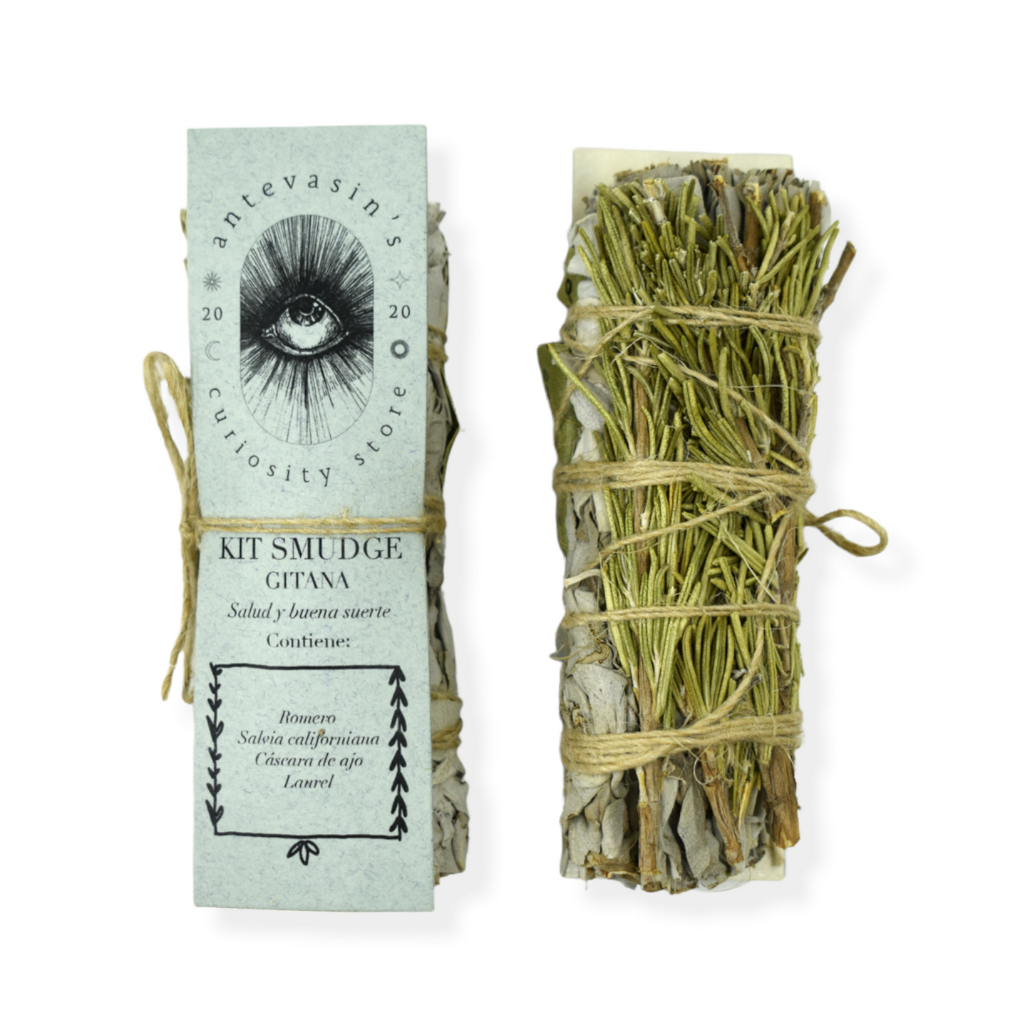 Kit smudge gitana -SALUD Y BUENA SUERTE-