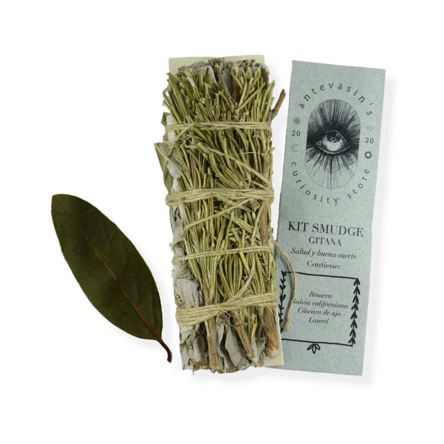 Kit smudge gitana -SALUD Y BUENA SUERTE-