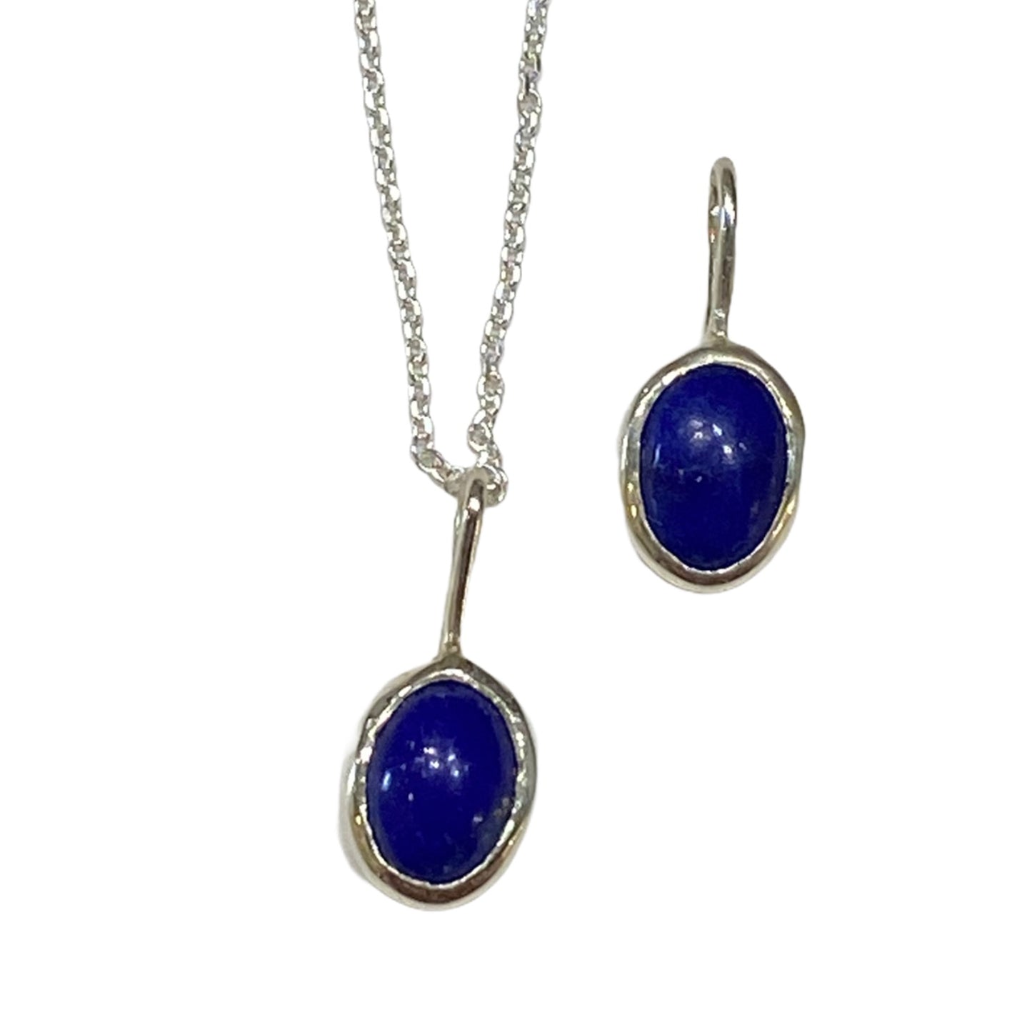 Colgante de Lapislázuli plata sencillo