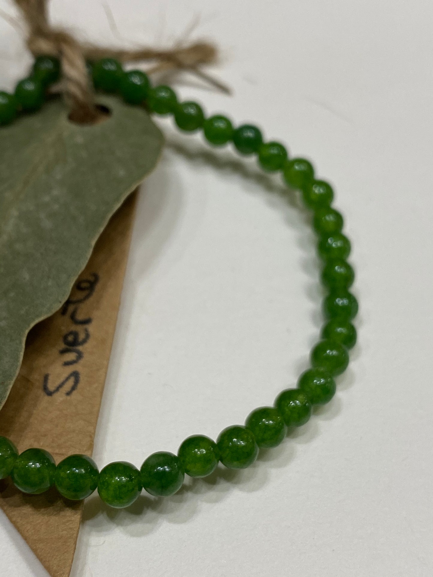 Pulsera cuentas Jade Nefrita