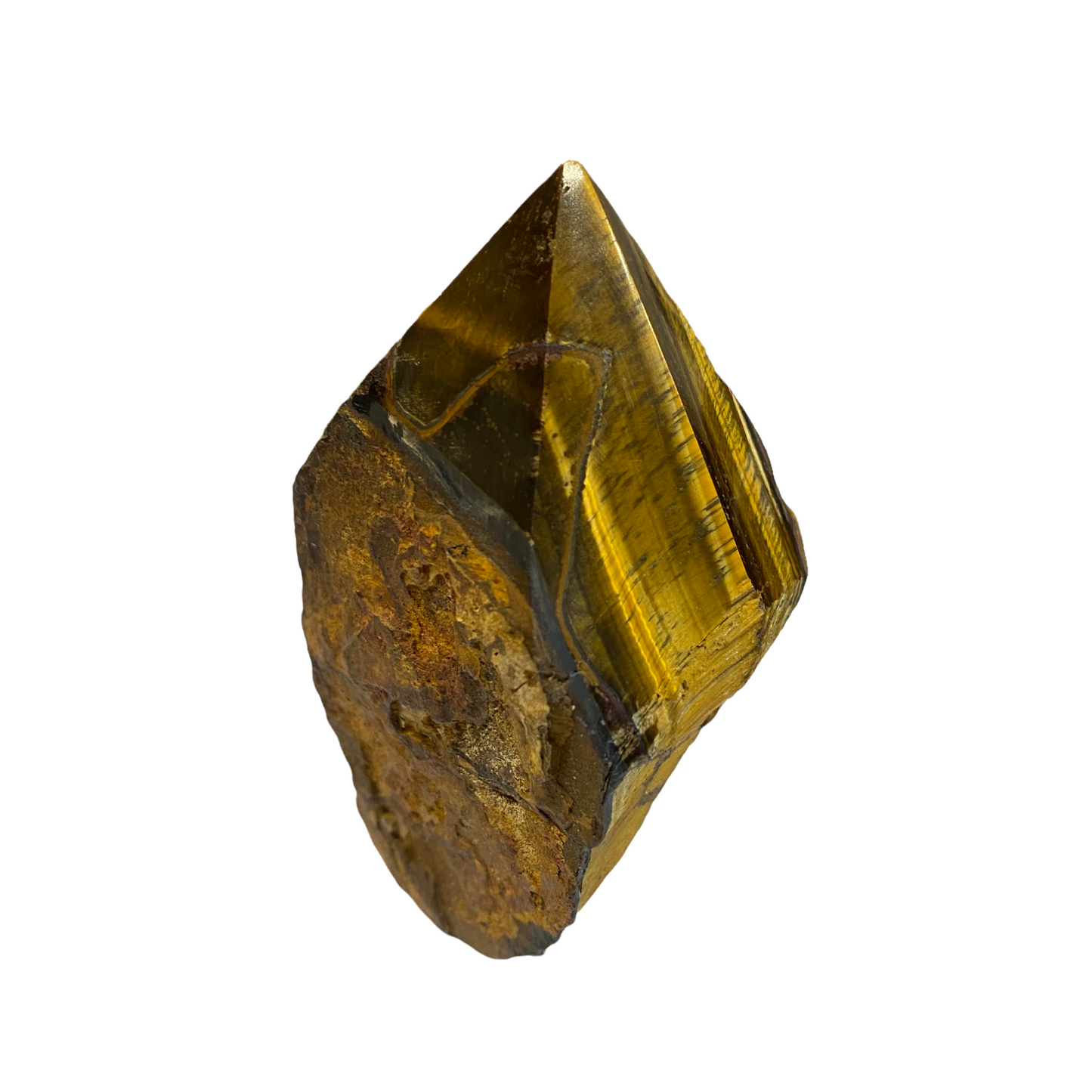 Punta semipulida ojo de tigre 339,7gr