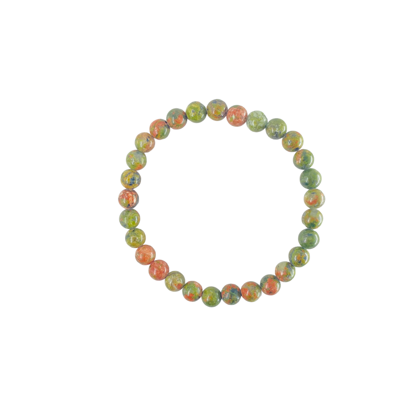 Pulsera cuentas Jaspe unakita