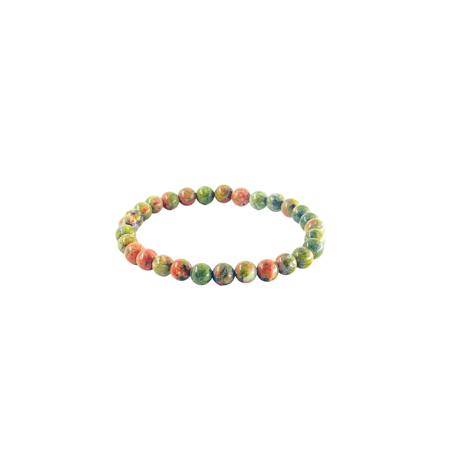 Pulsera cuentas Jaspe unakita