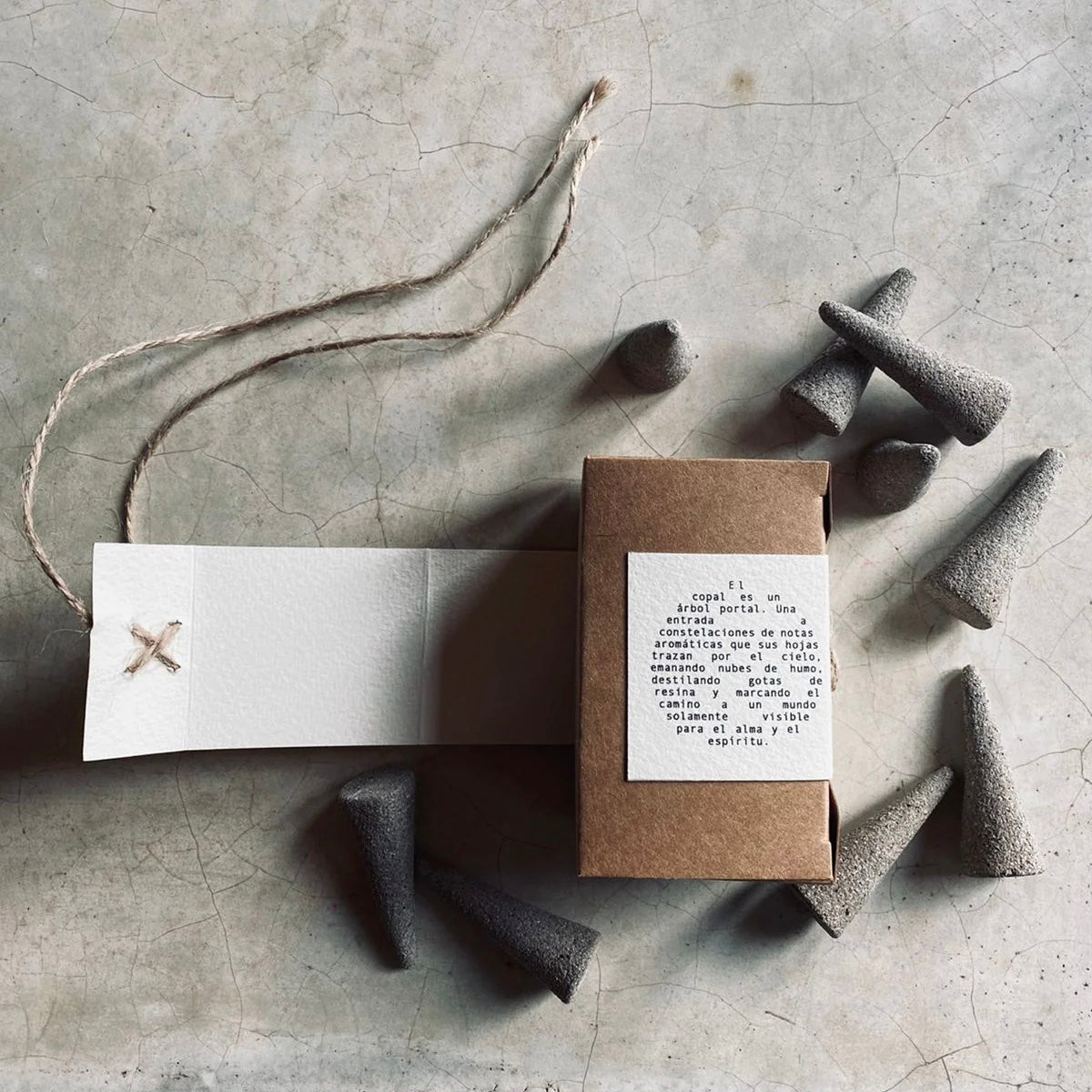 Incienso sagrado de copal blanco 20 conos