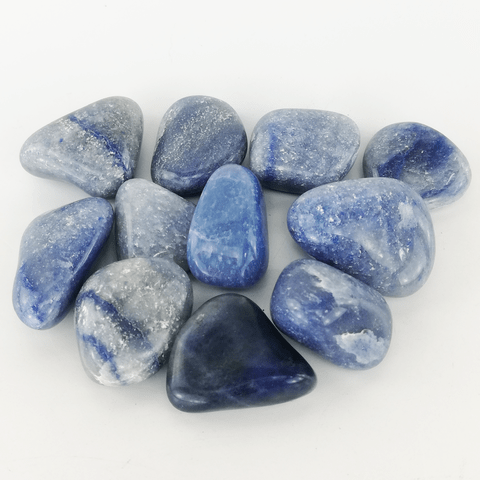 Rodados cuarzo azul natural