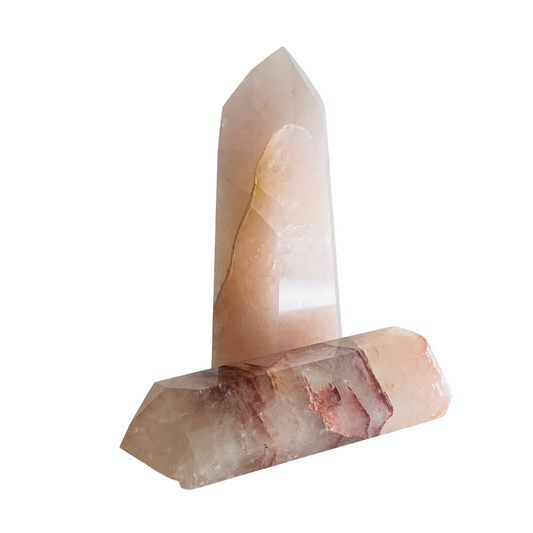Punta pulida cuarzo rosa 358,6 gr