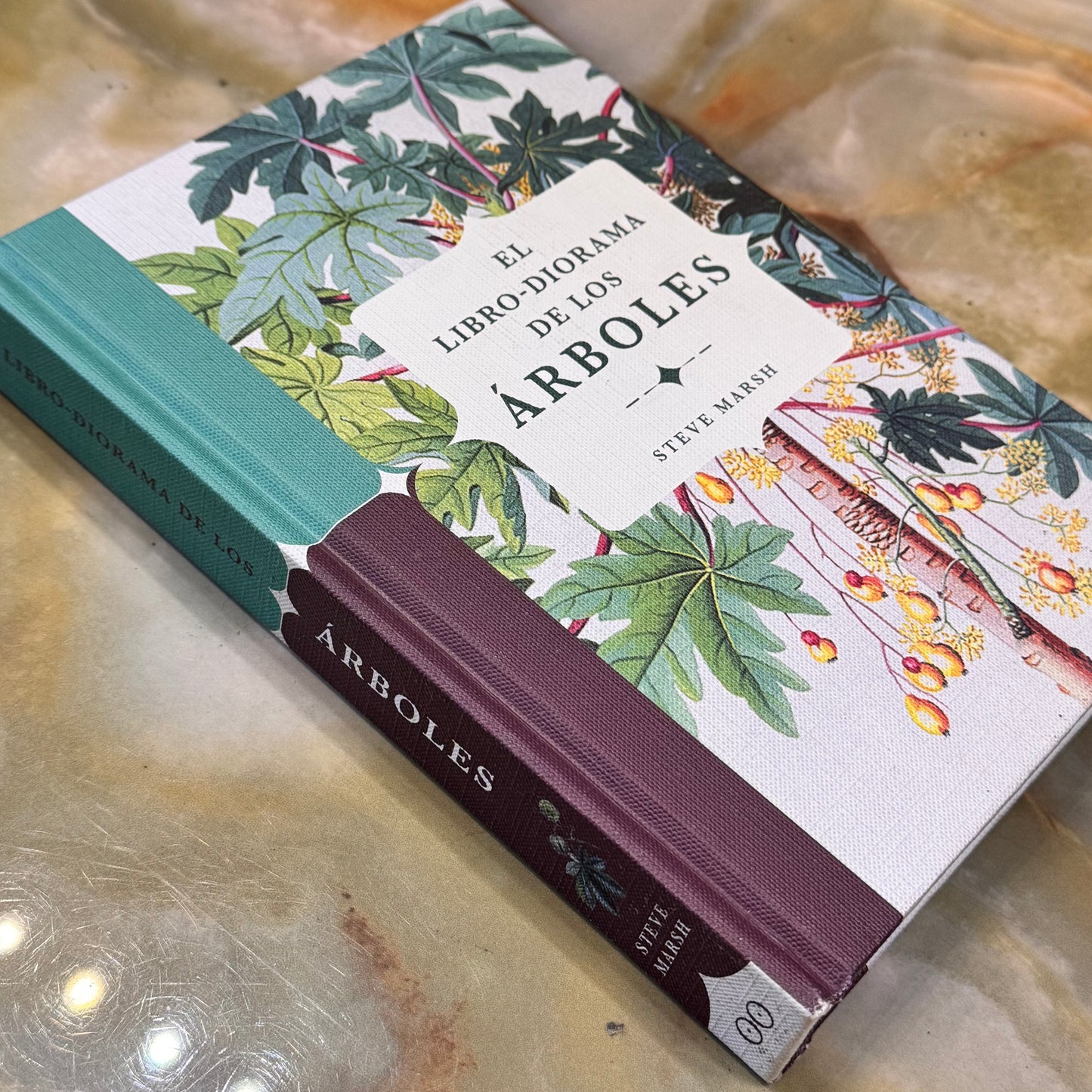 Libro-diorama de los árboles