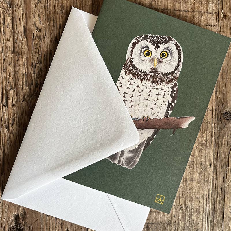 Carpeta de tarjetas Eulen - 8 tarjetas con sobres (alemán)