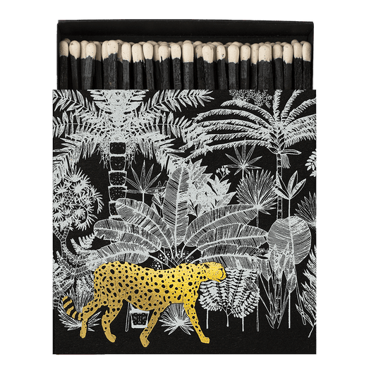 Cheetah in Jungle|Caja de cerillas negras
