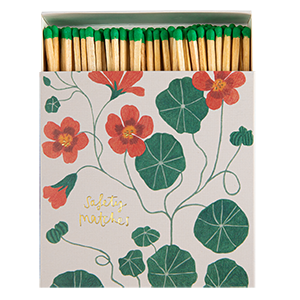 Caja cuadrada de Cerillas de Capuchina, Archivist luxury Matches