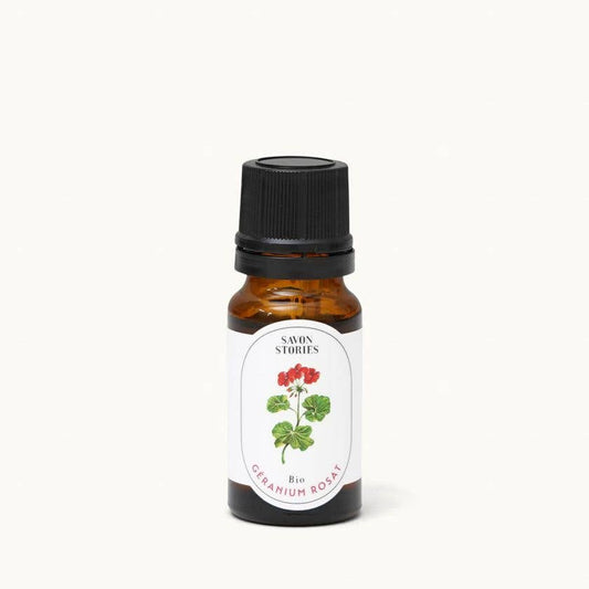 Aceite esencial orgánico
de Geranium Rose