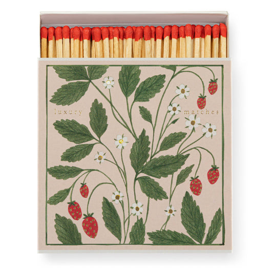 Caja cerillas gigante luxury- Fresas vintage