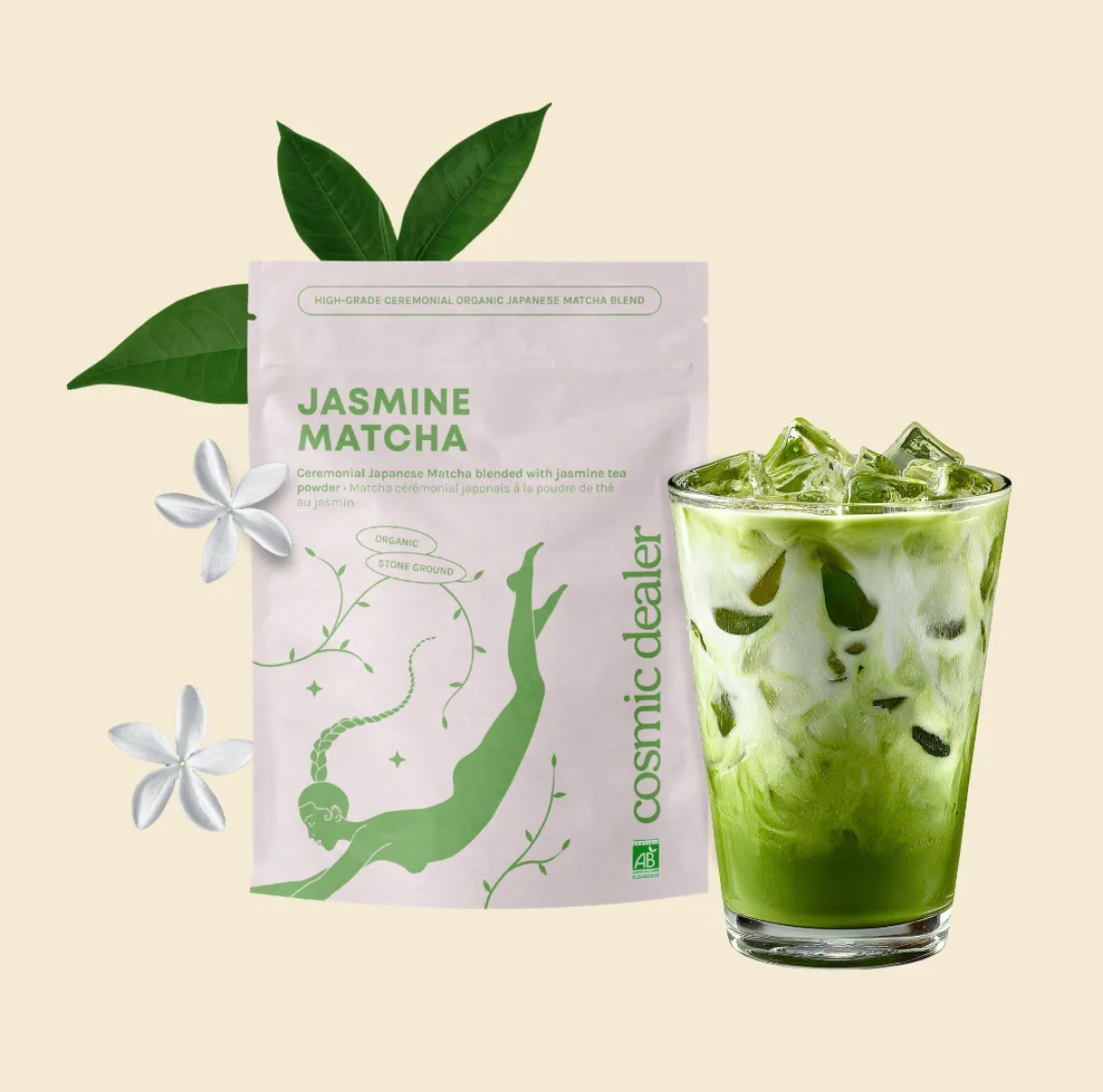Matcha de jazmín