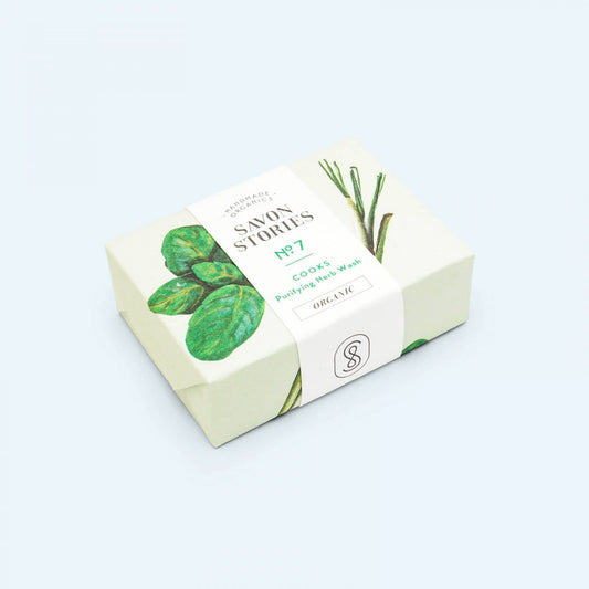 N°7 Jabón Desodorizante de Albahaca Orgánica y Natural Purifying