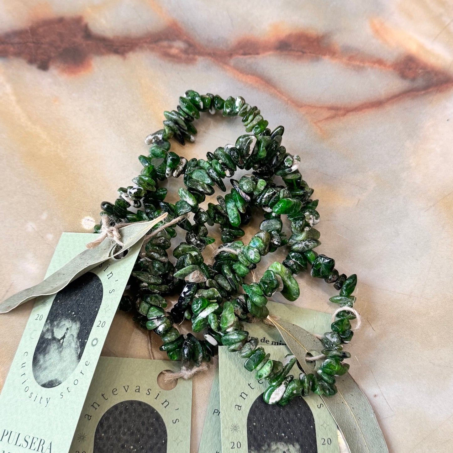 Pulsera Diopsita Chip