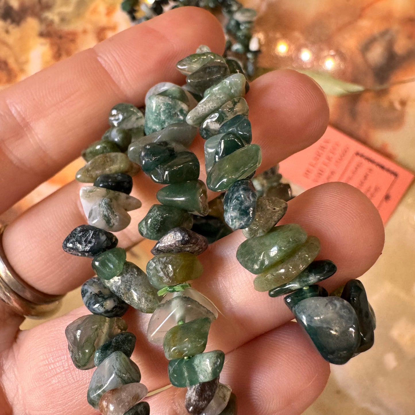 Pulsera Ágata Musgo