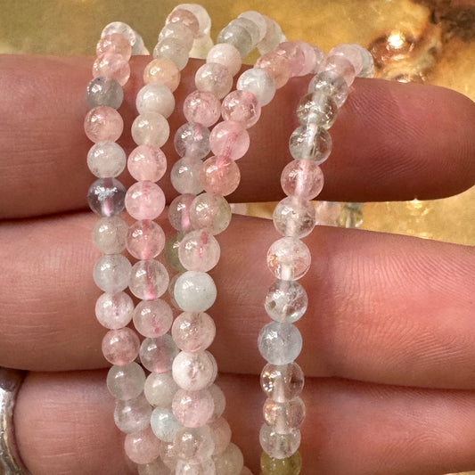 Pulsera Morganita 4 mm