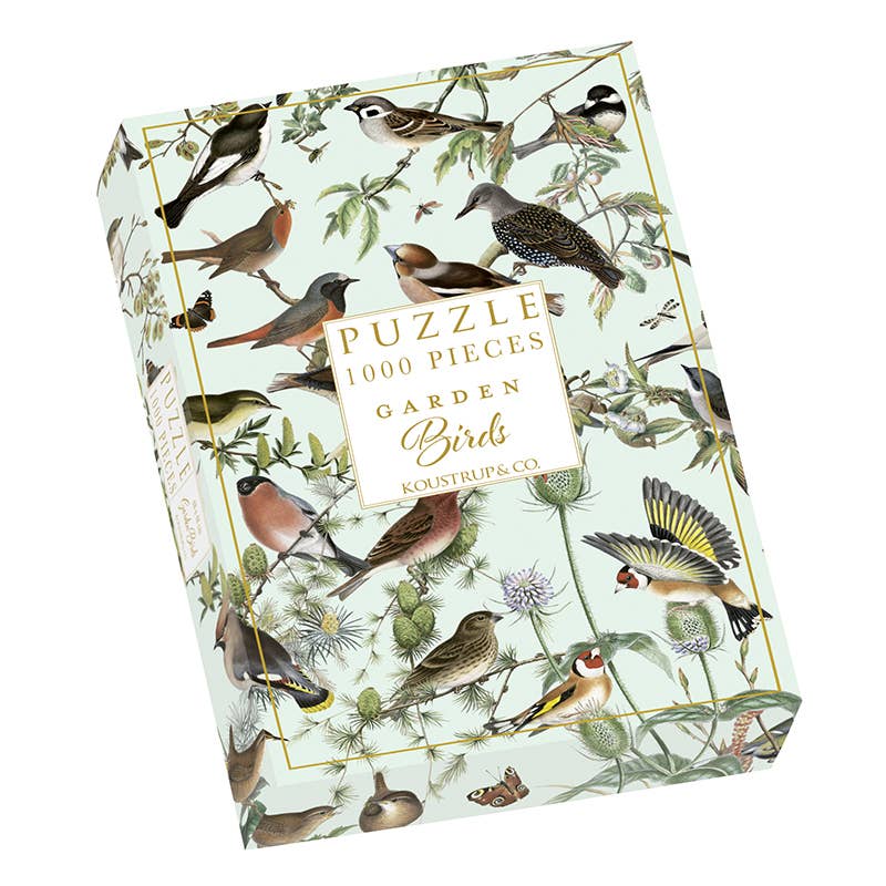 Puzzle Garden Birds de 1000 piezas. Hecho en Europa
