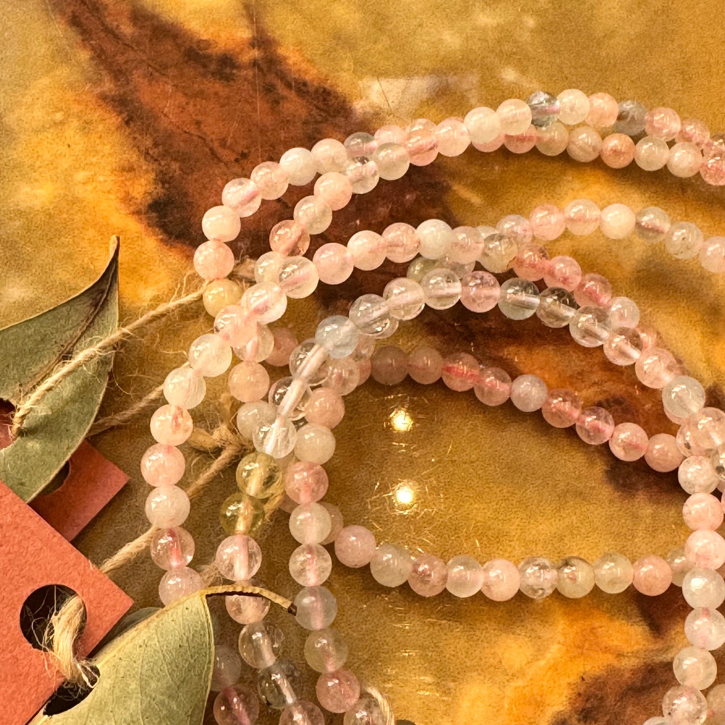 Pulsera Morganita 4 mm