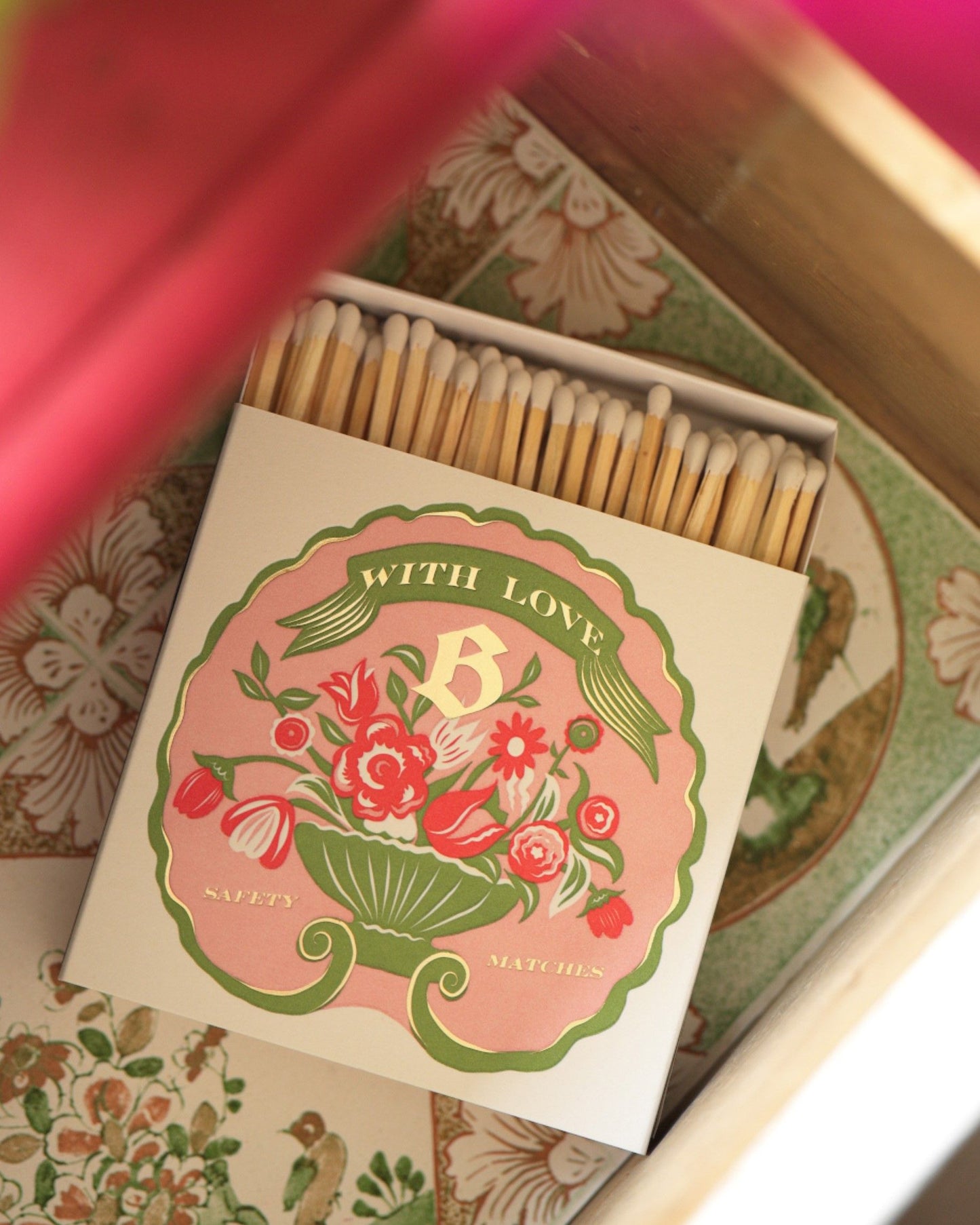 Blumenhaus Flower Matches|Caja de cerillas