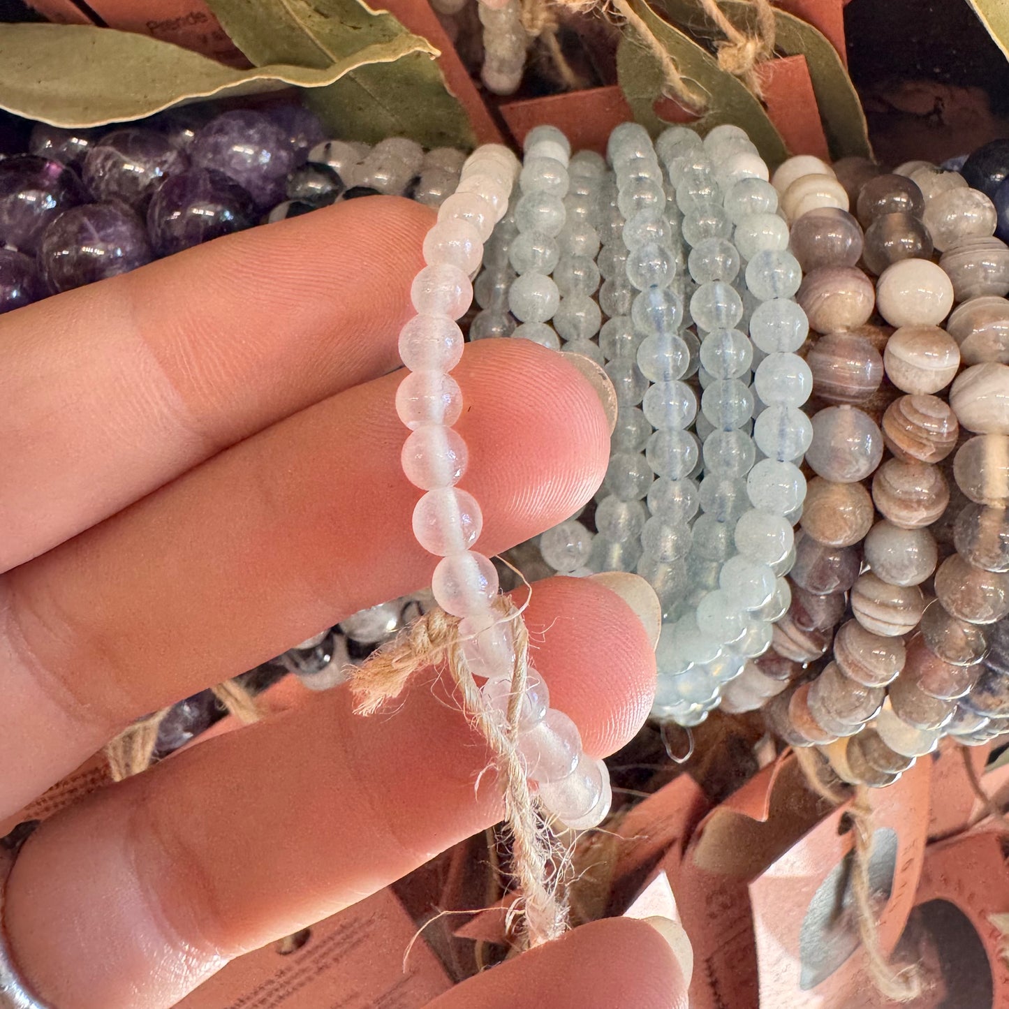 Pulsera Selenita 4mm