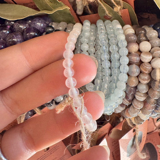 Pulsera Selenita 4mm