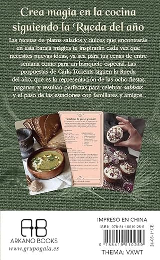 Baraja de recetas mágicas