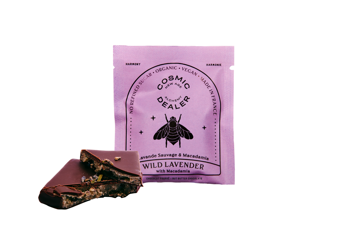 Chocolate suelto (1unidad) de Lavanda salvaje & Macadamia