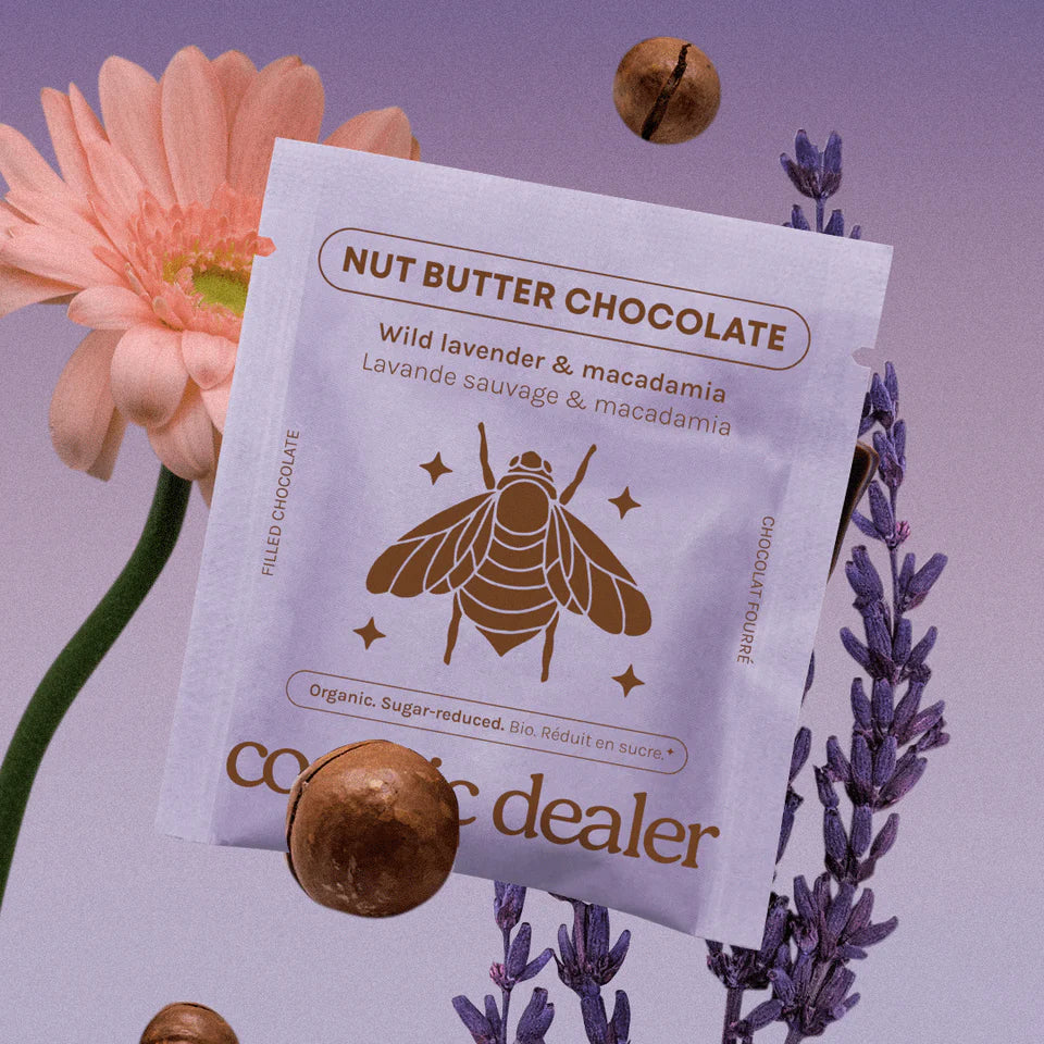 Chocolate suelto (1unidad) de Lavanda salvaje & Macadamia
