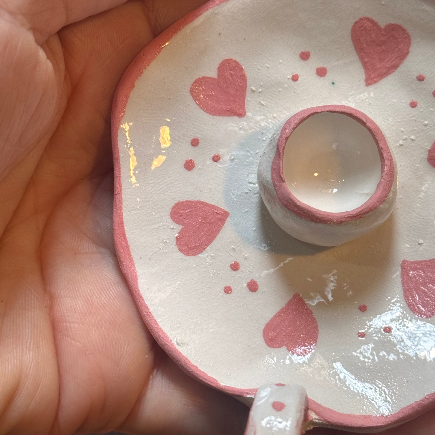 Cuencolabro pintado Corazones