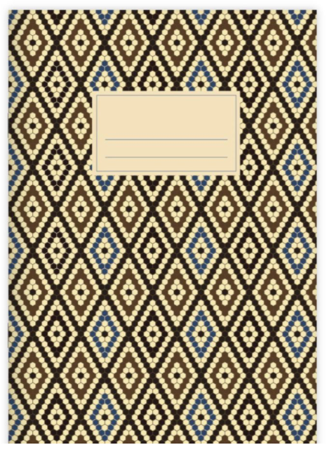 Libreta A5 con diseño de Rombos