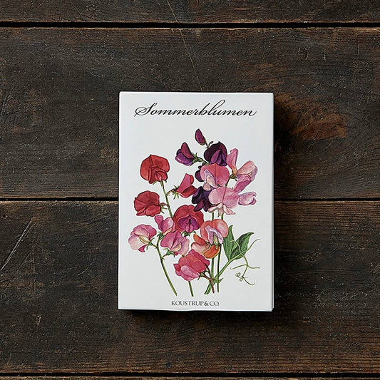 Set de tarjetas Flores de verano - 8 tarjetas con sobres (alemán)