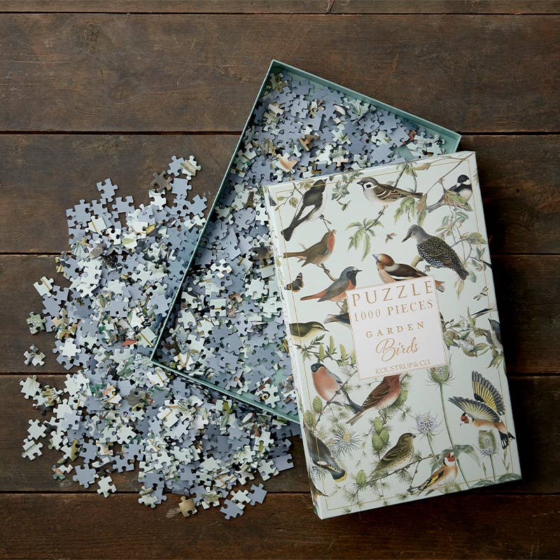 Puzzle Garden Birds de 1000 piezas. Hecho en Europa